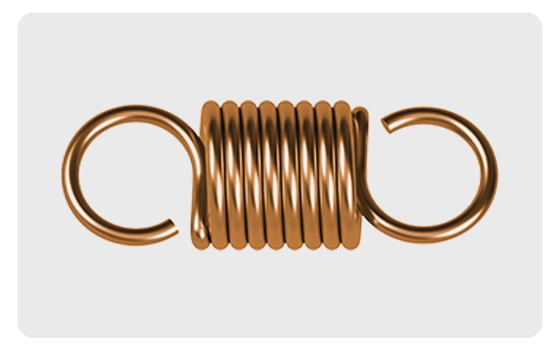 Brass Extension Springs